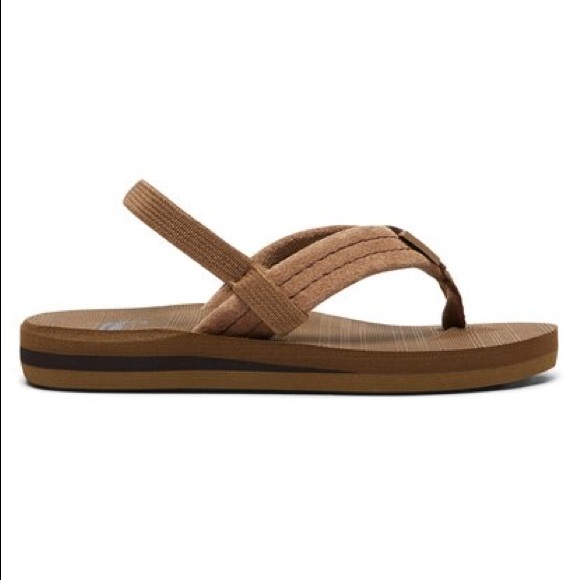QUIKSILVER Carver Suede Leather Sandals - Picture 4 of 5